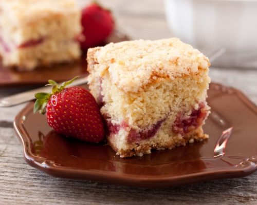 Image of strawberry coffee cake